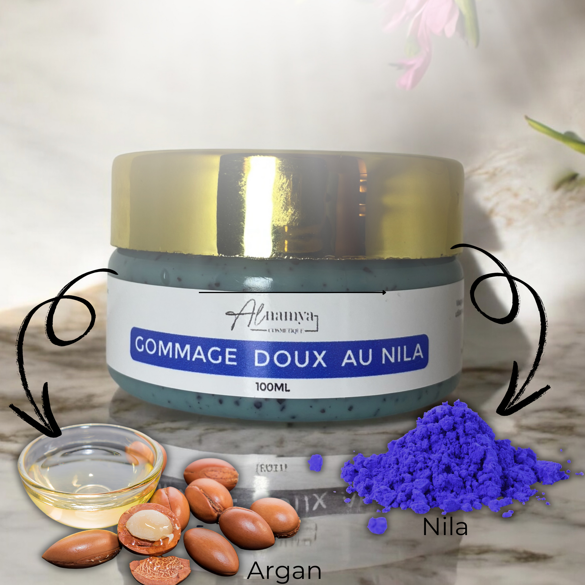 gommage exfoliant nila